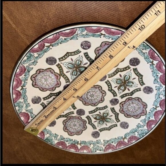 Classic Traditions Decorative Plate 12" Hand-Painted JCPenney Exclusive - Picture 3 of 3